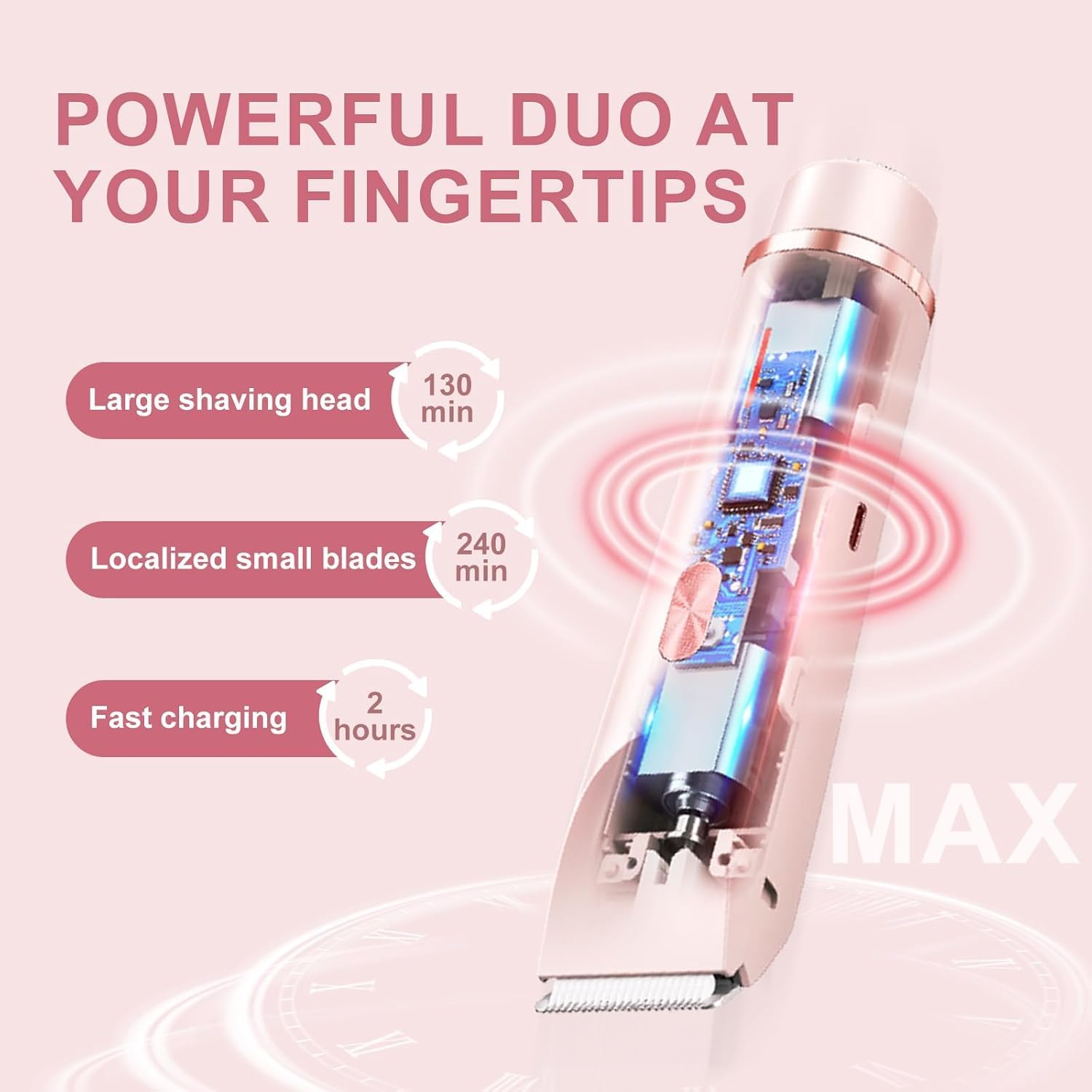 2 in 1 Dual Head Shaver Women