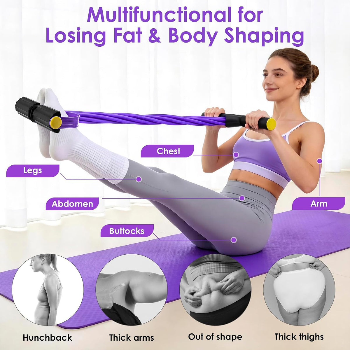Pedal Resistance Band with Handle