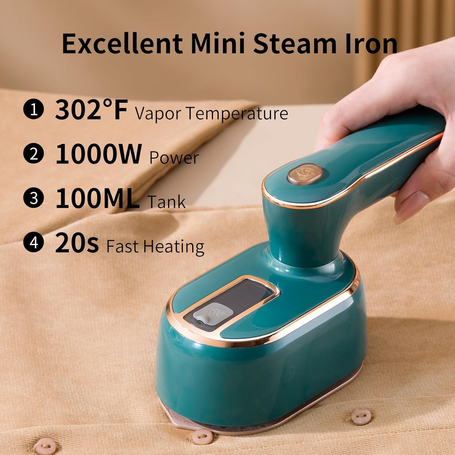 Mini Steam Iron for Clothes