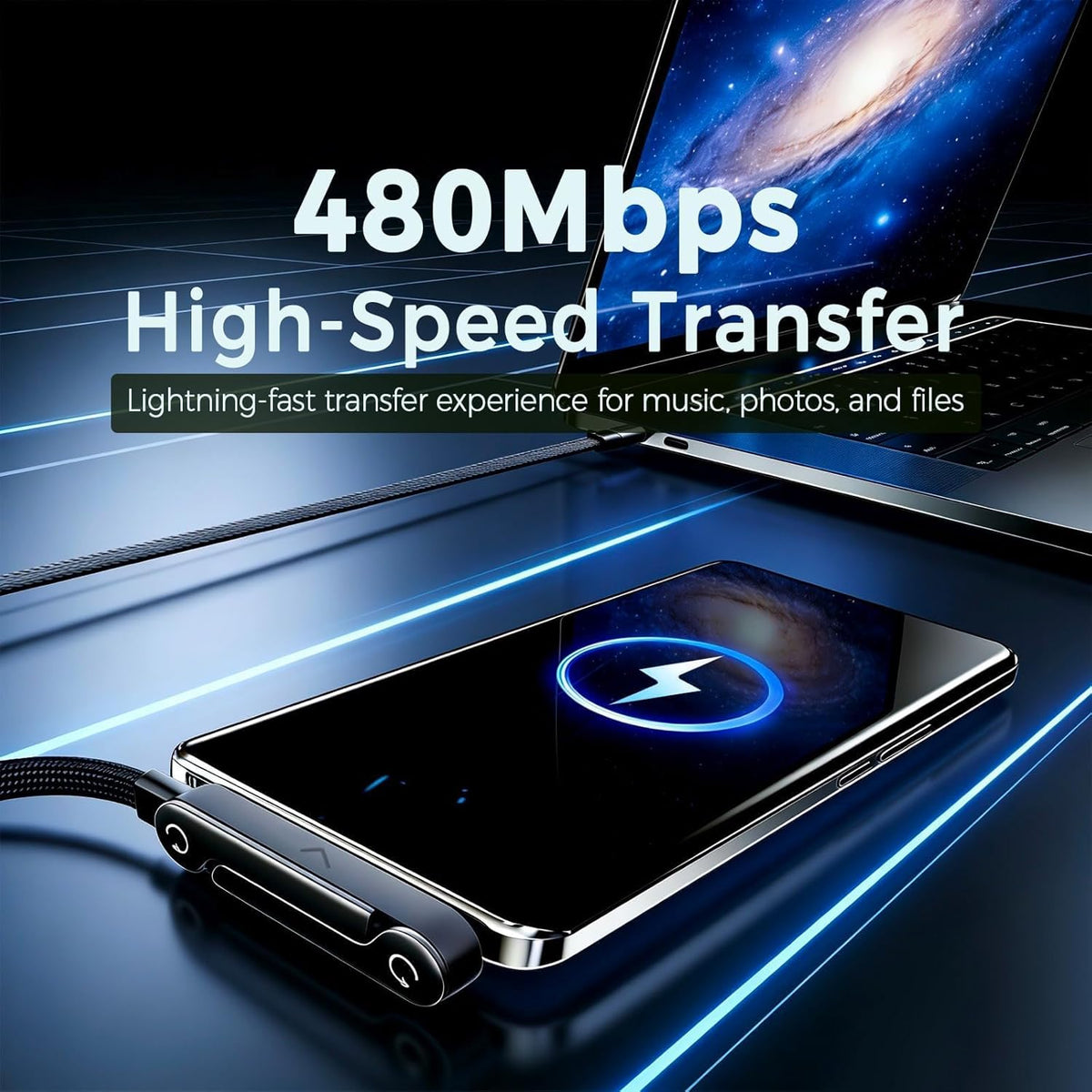 2-in-1 Stand Charging Cable