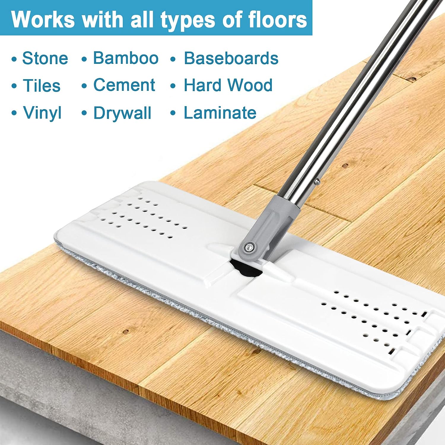 Flat Spin Mop With Bucket