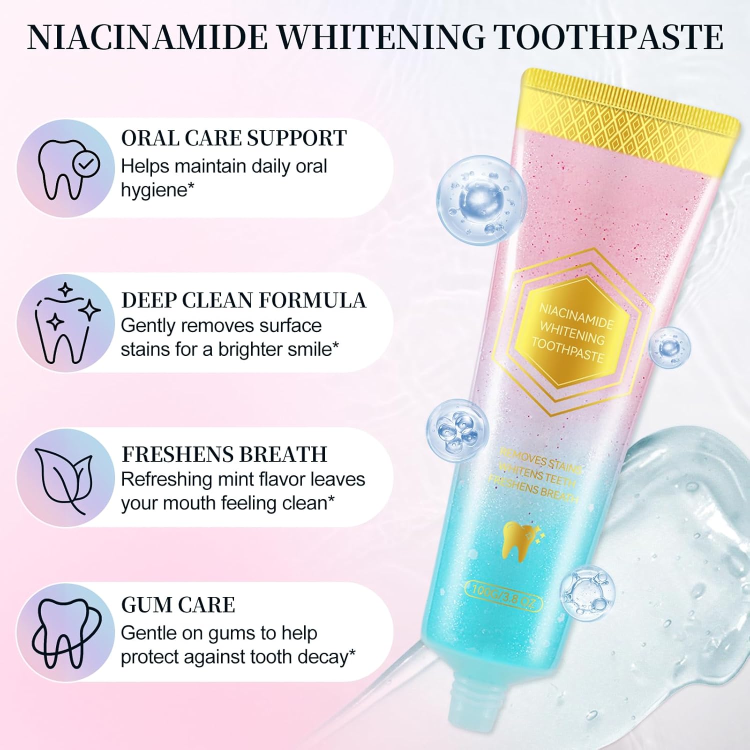 Nicotinamide Whitening Toothpaste