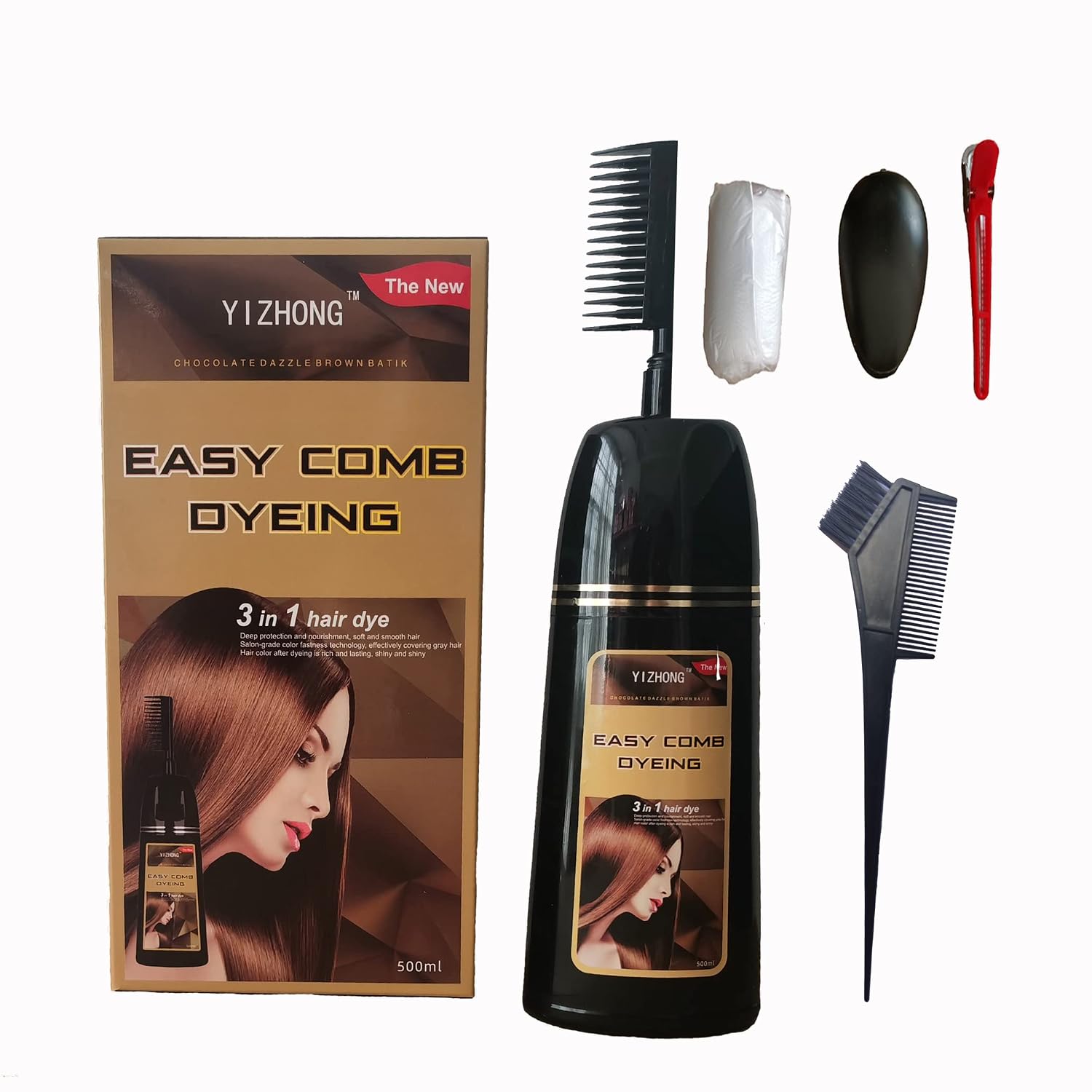 3-in-1  Black Hair Colour Shampoo