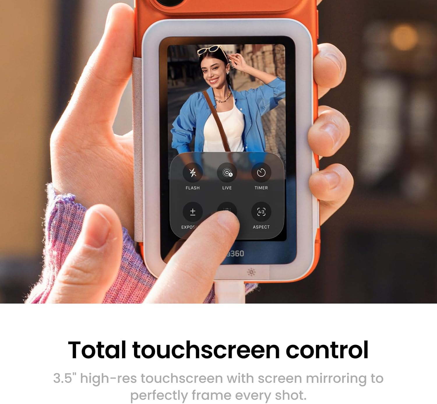 Insta360 Snap Selfie Screen