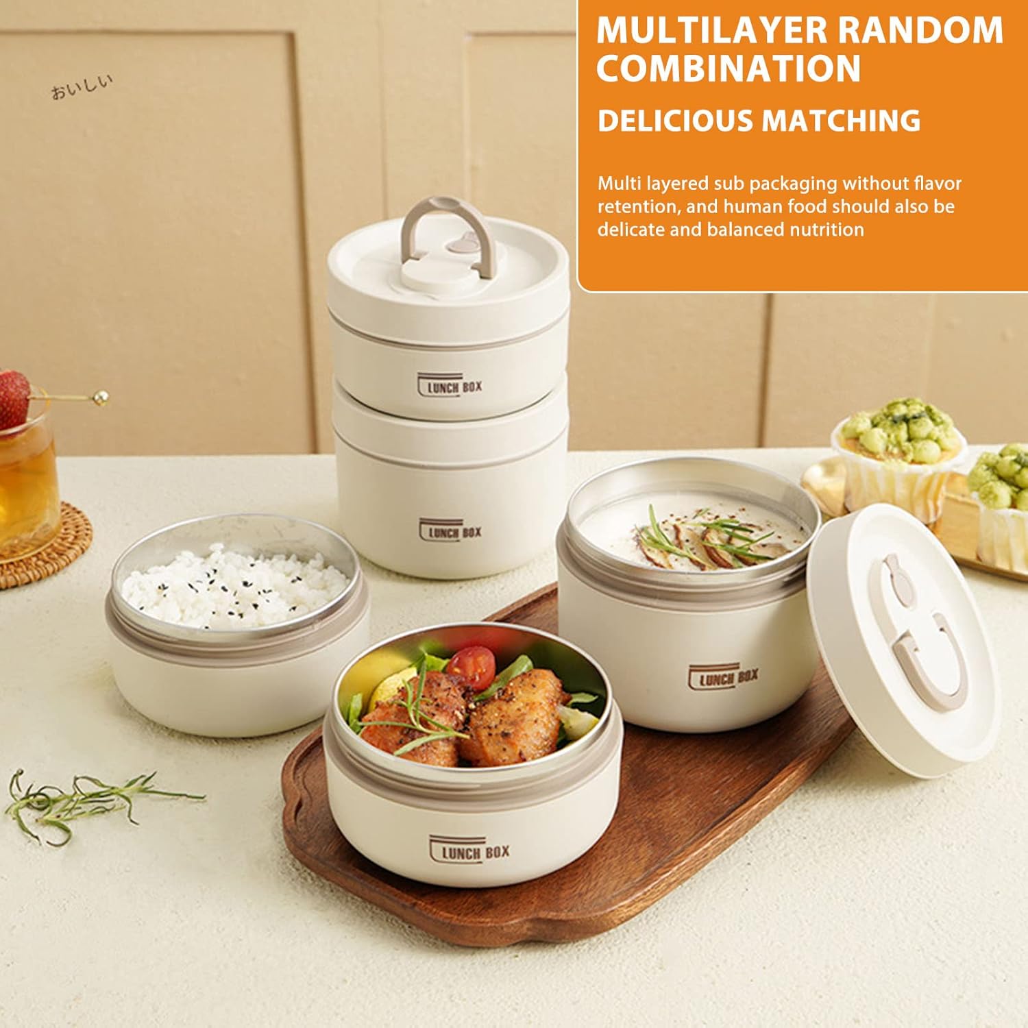 Portable Insulated Lunch Container