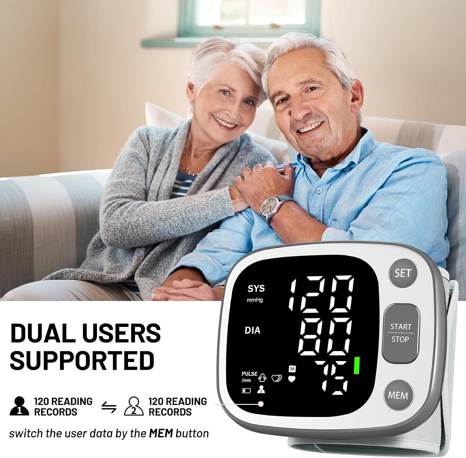 Wrist Blood Pressure Monitor
