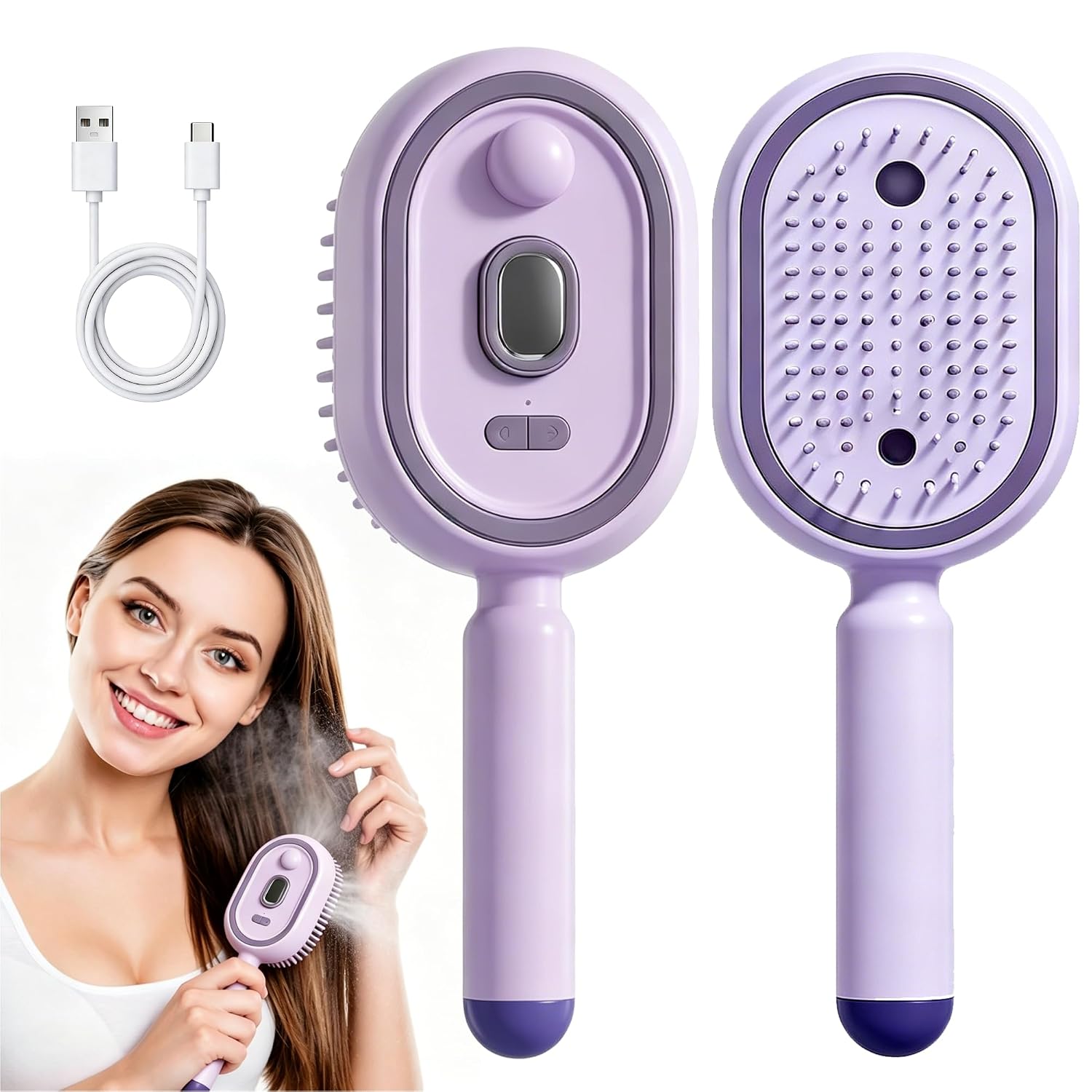 Electric Spray Air Cushion Massage Comb