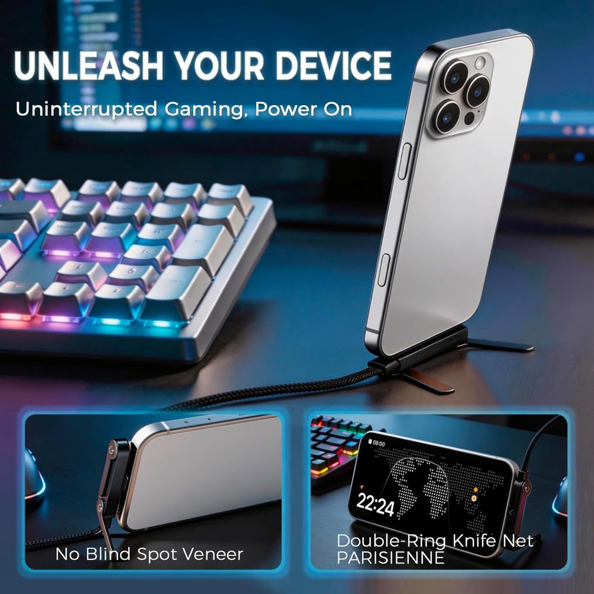 2-in-1 Stand Charging Cable