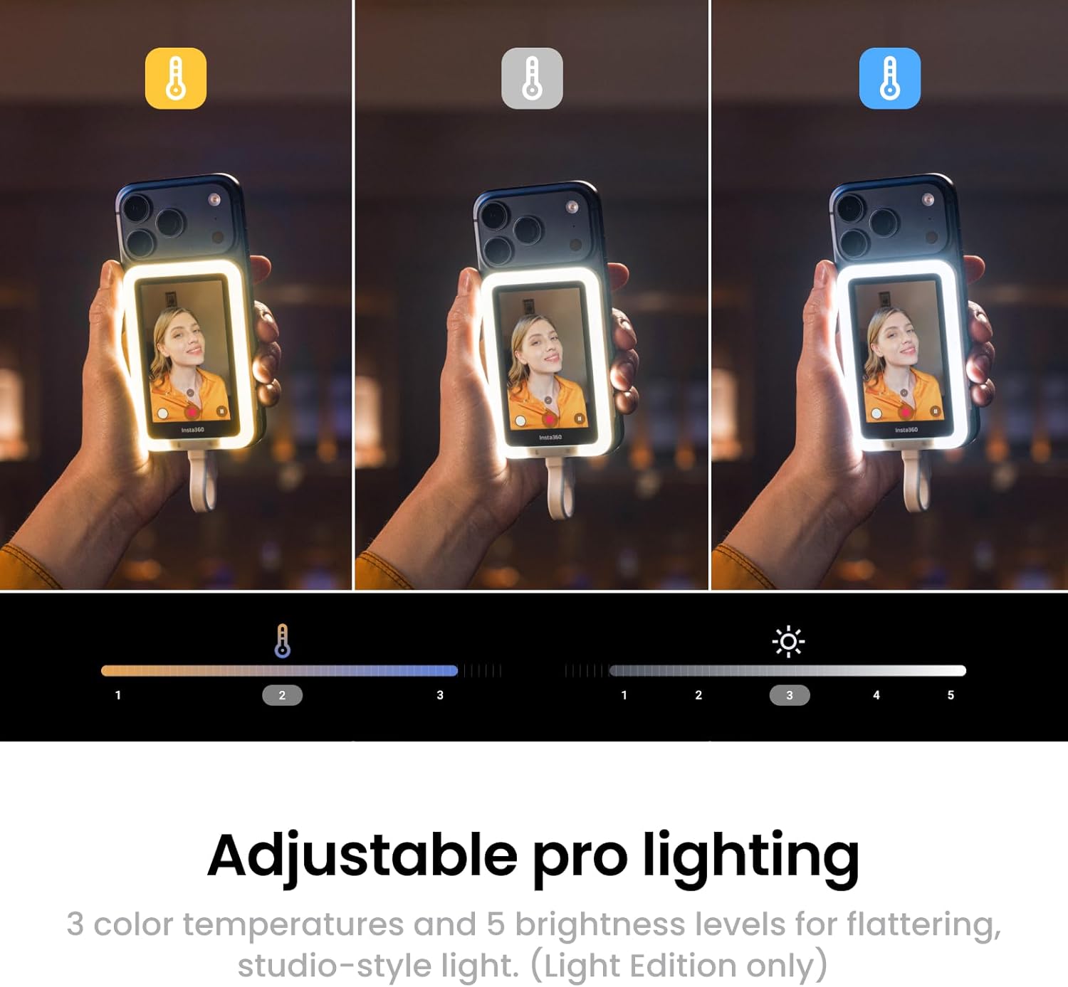 Insta360 Snap Selfie Screen