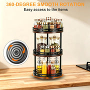 3 tier rotating spice rack