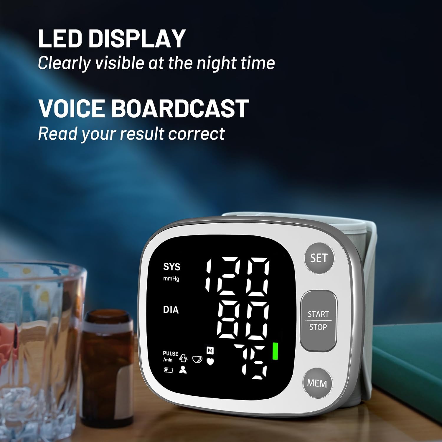 Wrist Blood Pressure Monitor