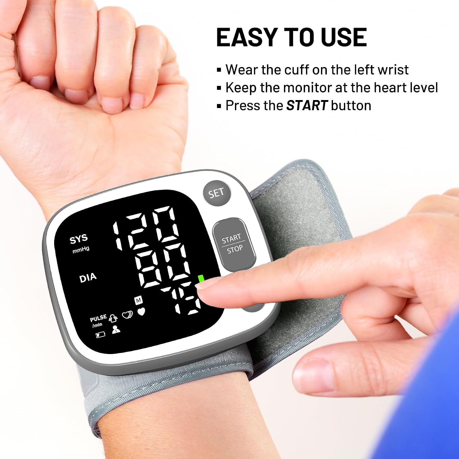 Wrist Blood Pressure Monitor