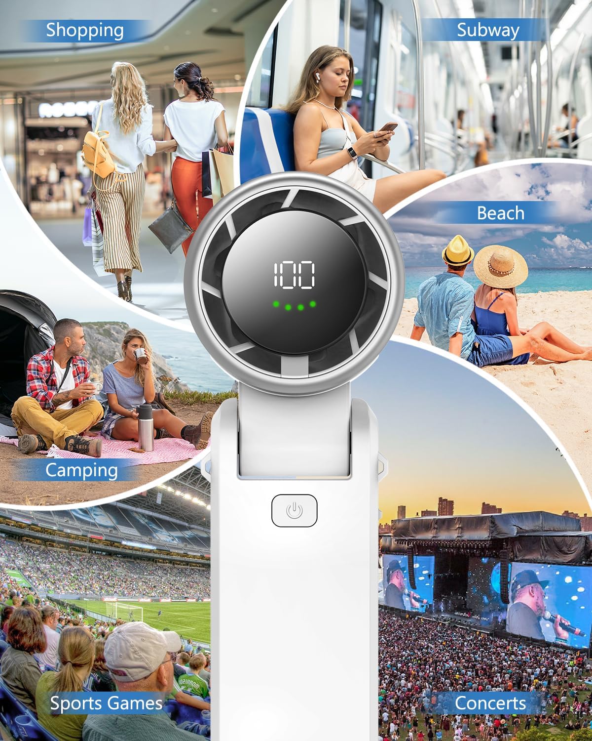 Portable Handheld Turbo Fan