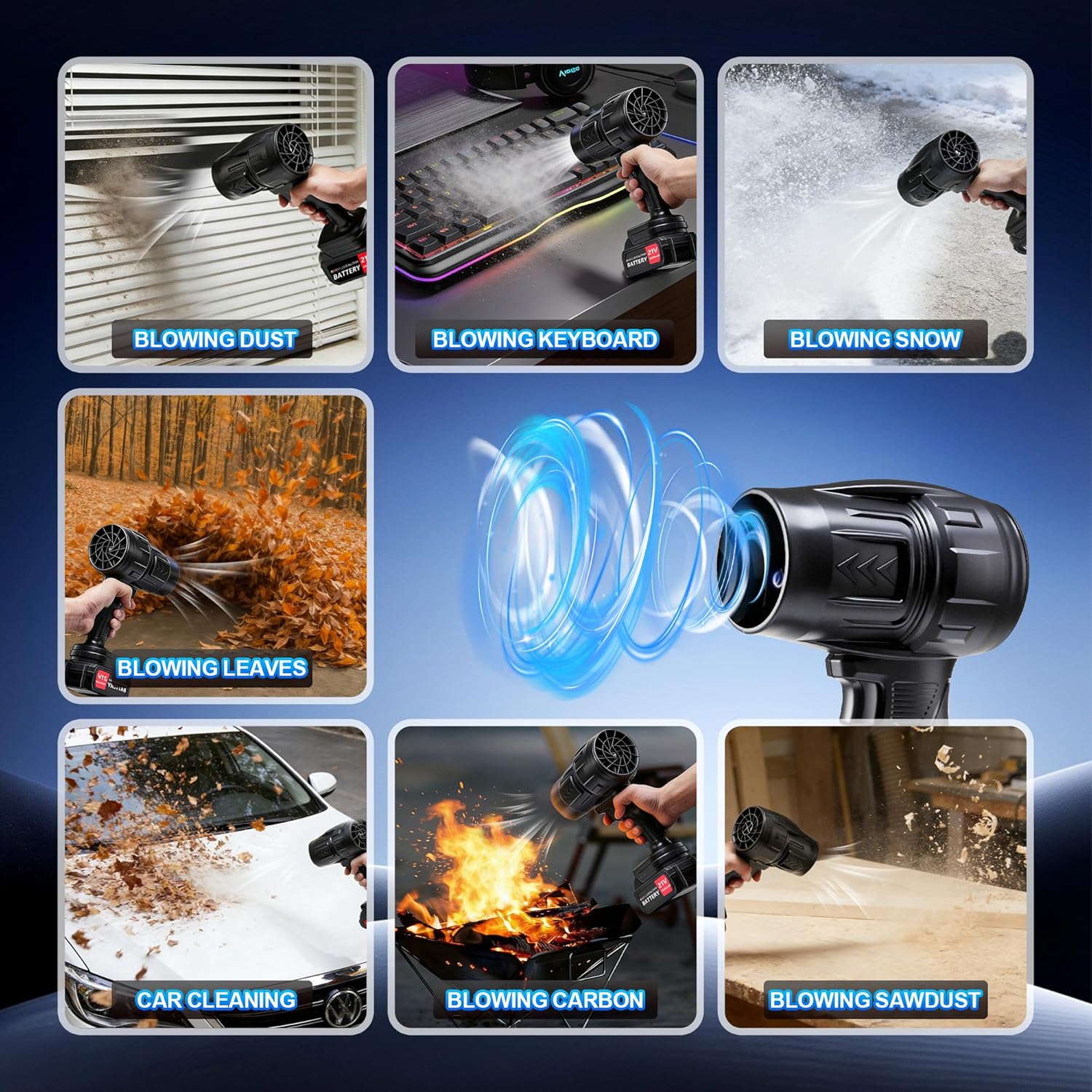 Jet Blower with Charger (2 Battery)