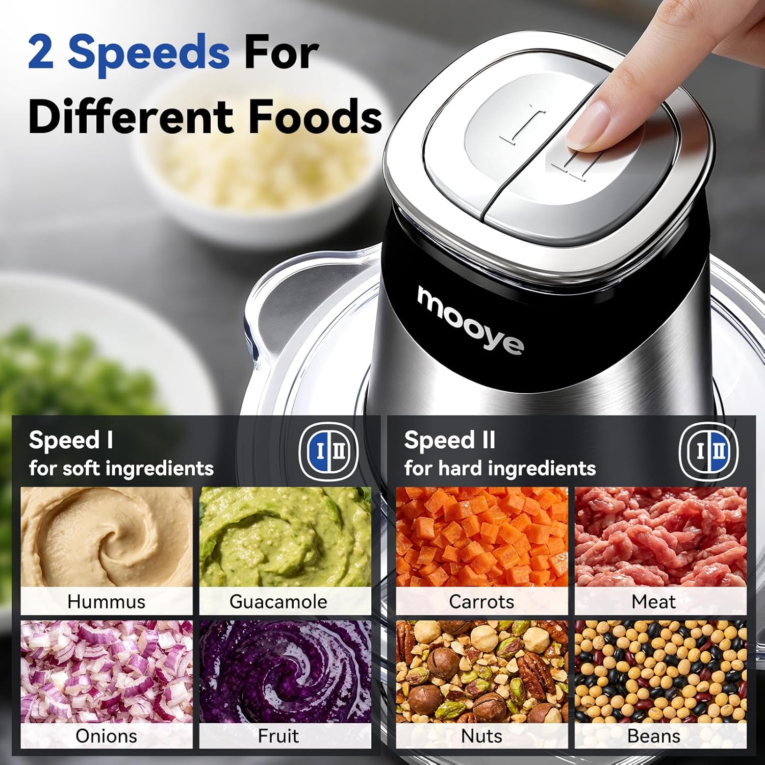 Food Processor Chopper Meat Grinder