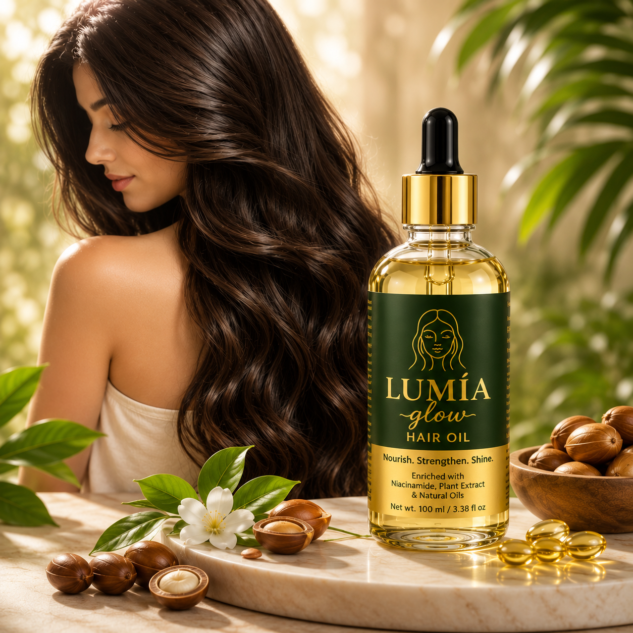 Lumia Glow Hair Oil – The Secret to Radiant, Strong Hair