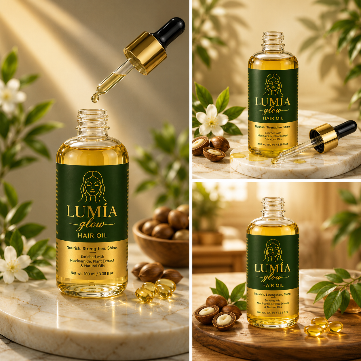 Lumia Glow Hair Oil – The Secret to Radiant, Strong Hair