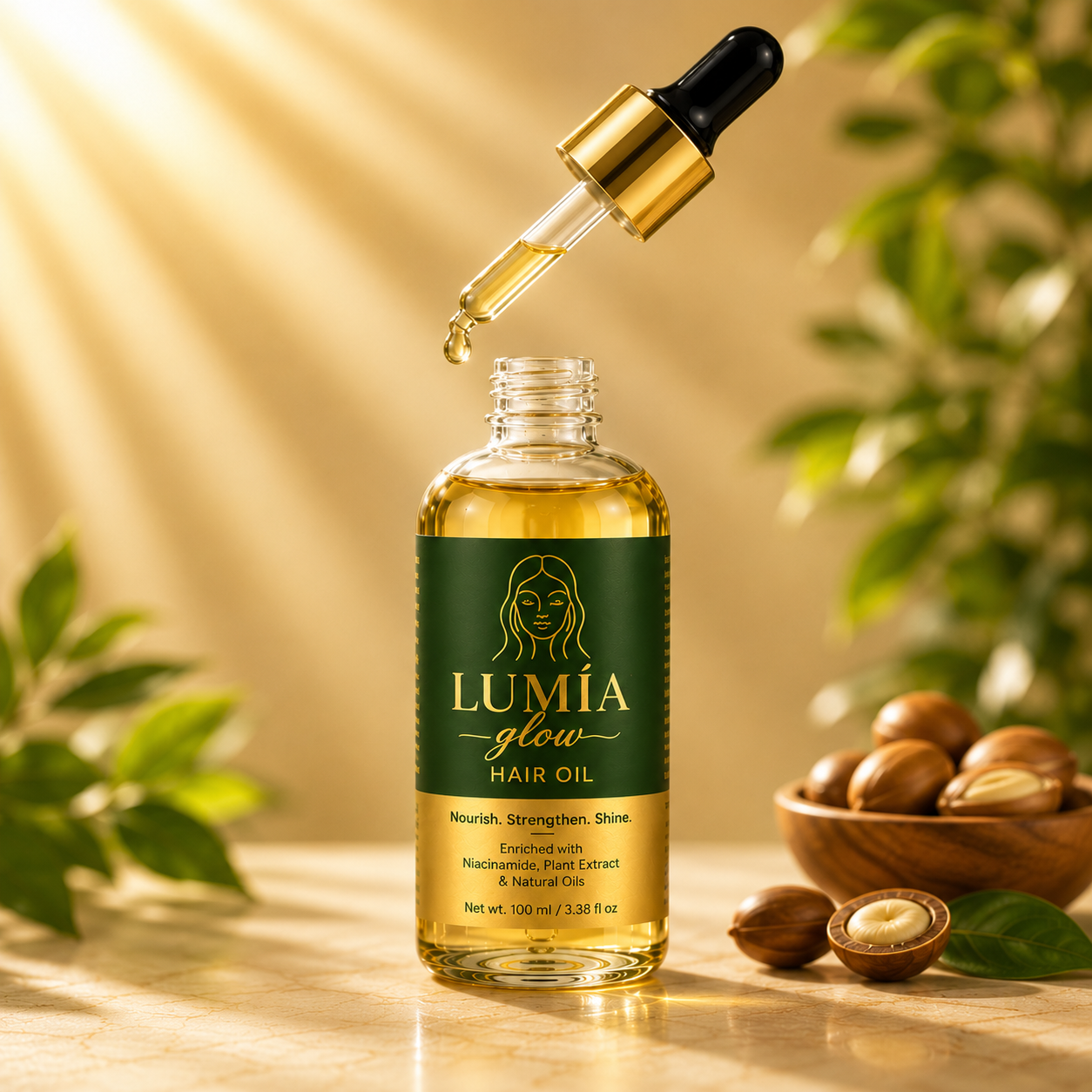 Lumia Glow Hair Oil – The Secret to Radiant, Strong Hair