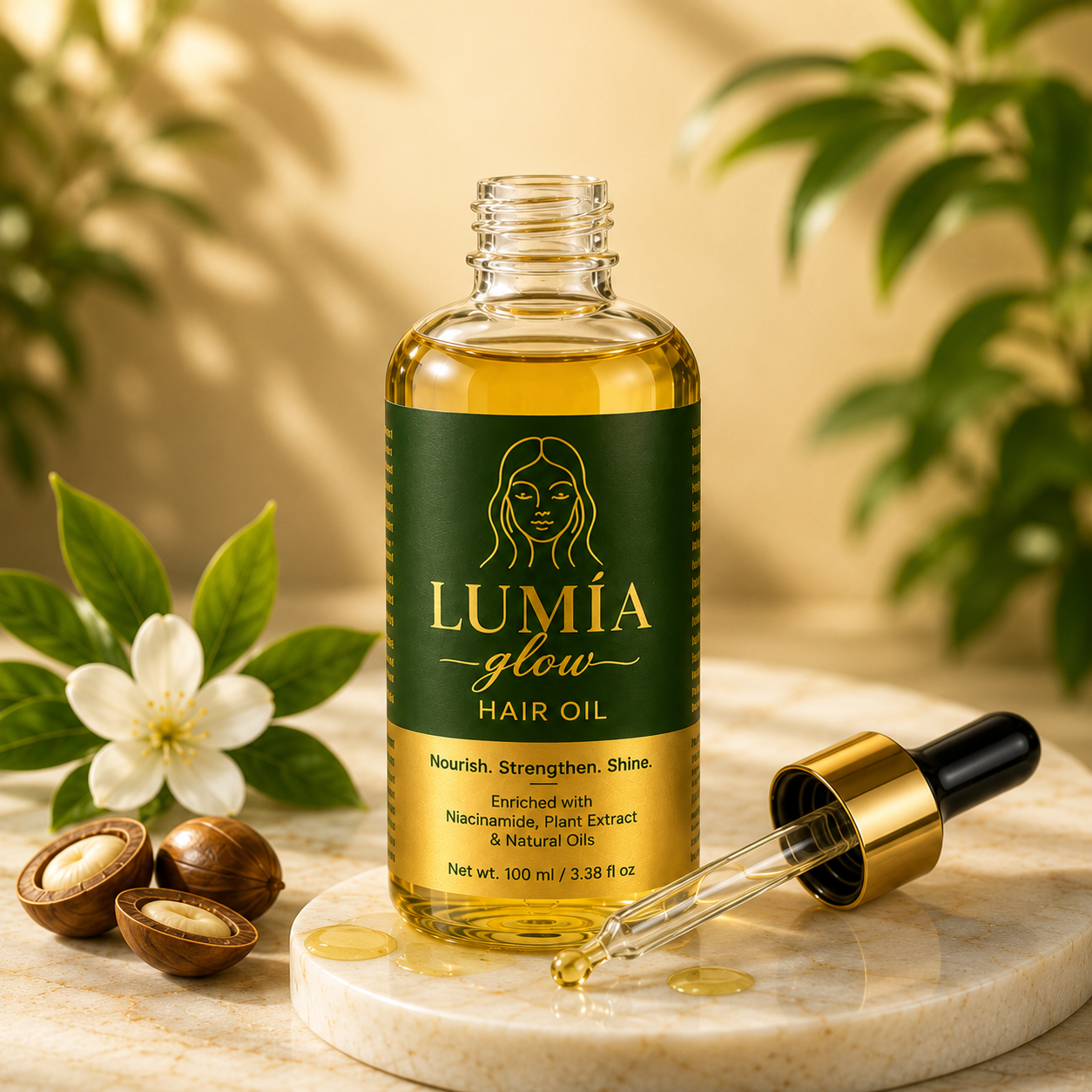 Lumia Glow Hair Oil – The Secret to Radiant, Strong Hair