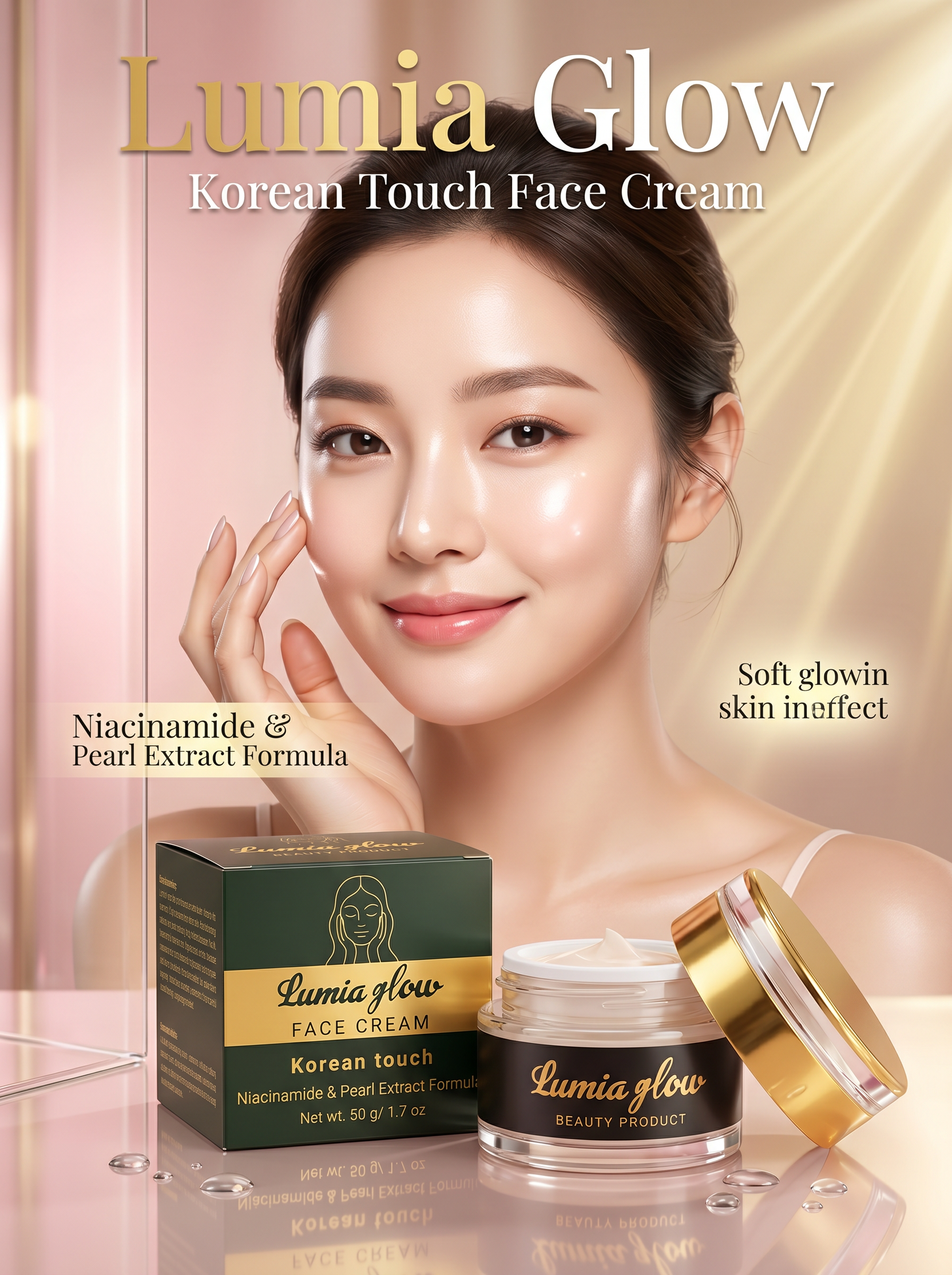 Lumia Glow Luminous Skin Cream with Niacinamide & Pearl Extract