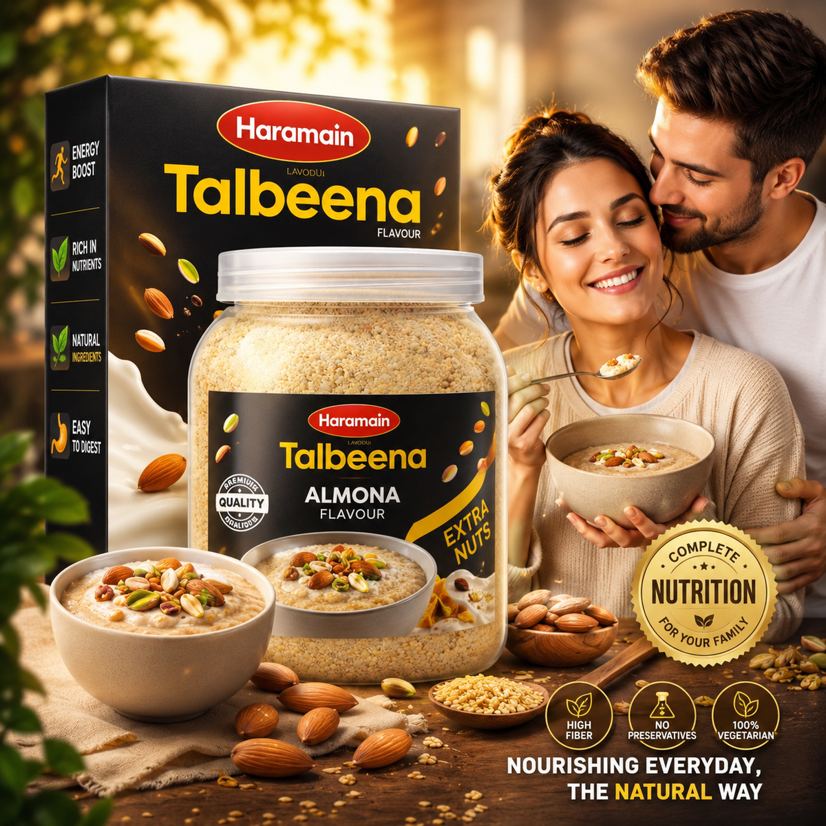Haramain Talbeena Almond – Premium Barley & Nuts Blend