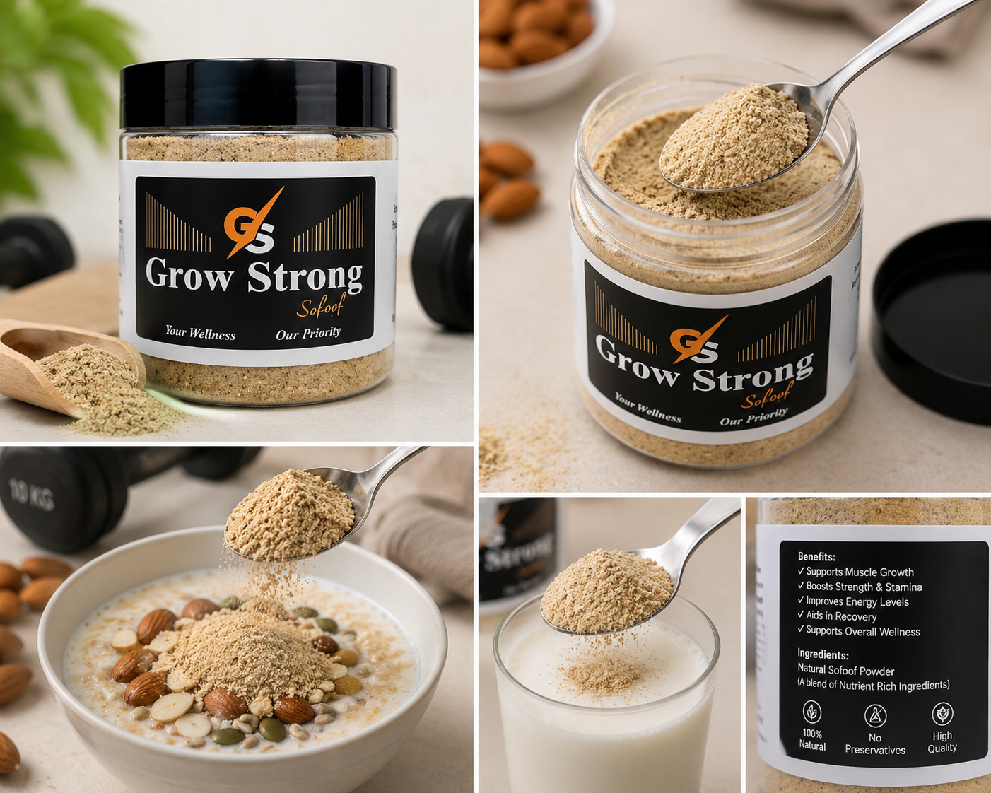 Grow Strong | Your Physical Power - Boosts Vitality And Physical Performance