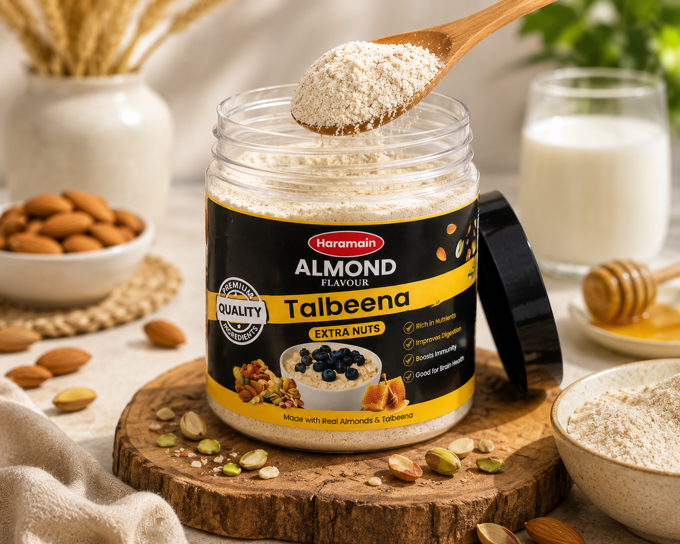 Haramain Talbeena Almond – Premium Barley & Nuts Blend